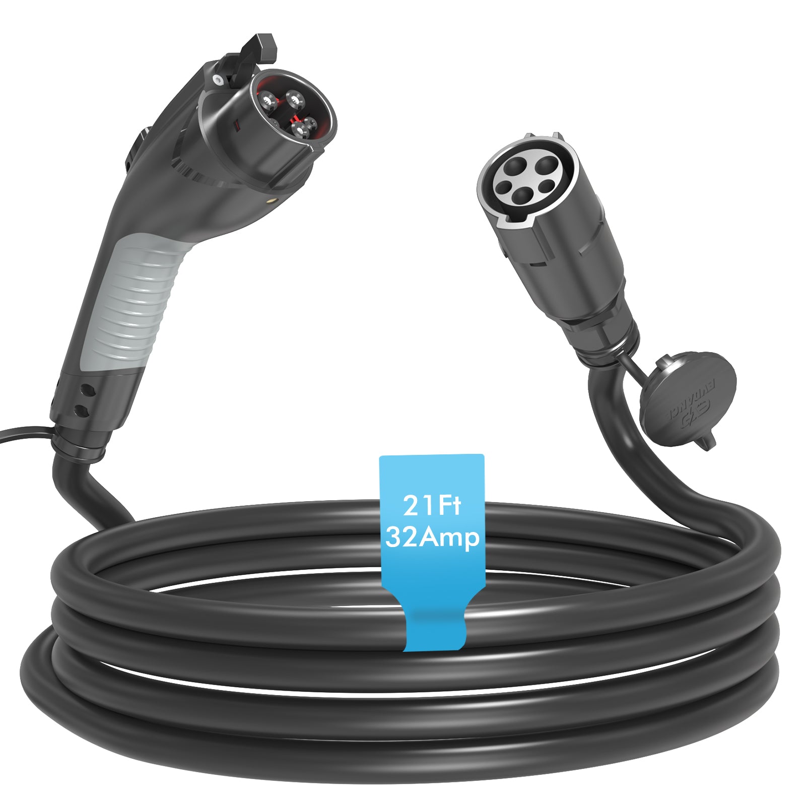 32A J1772 Extension Cord 21FT – EVSEGUMA