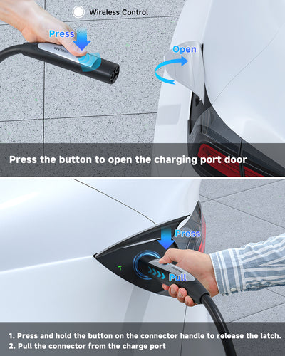 16A Level 1+2 EV Charger for Tesla