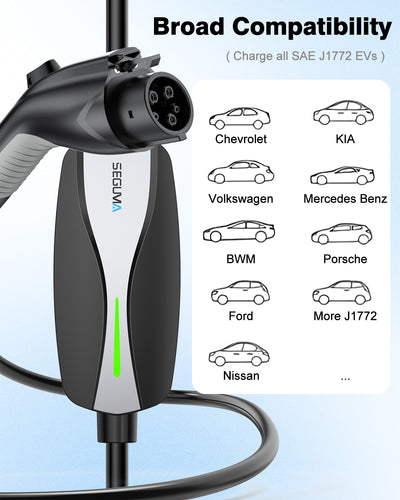 16A Level 1+2 EV Charger for J1772