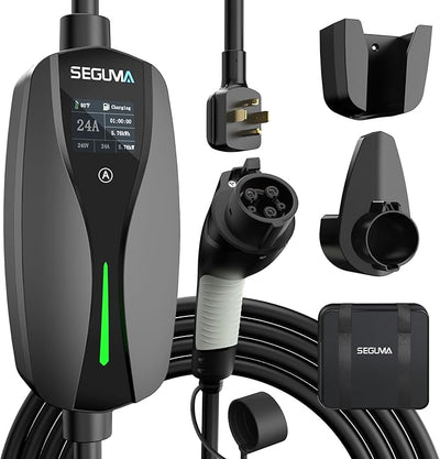 EVSEGUMA Level 2 24A NEMA 14-30 Portable EV Chargers.