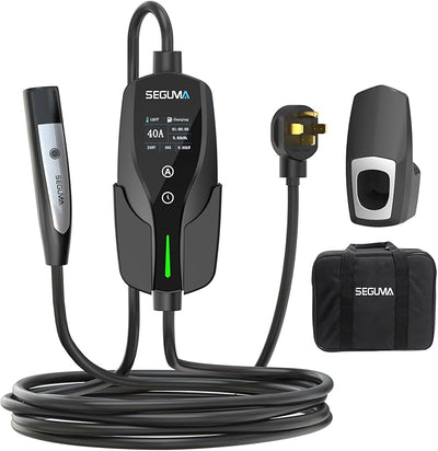 EVSEGUMA Level 2 40A NEMA 14-50 Portable NACS EV Chargers.