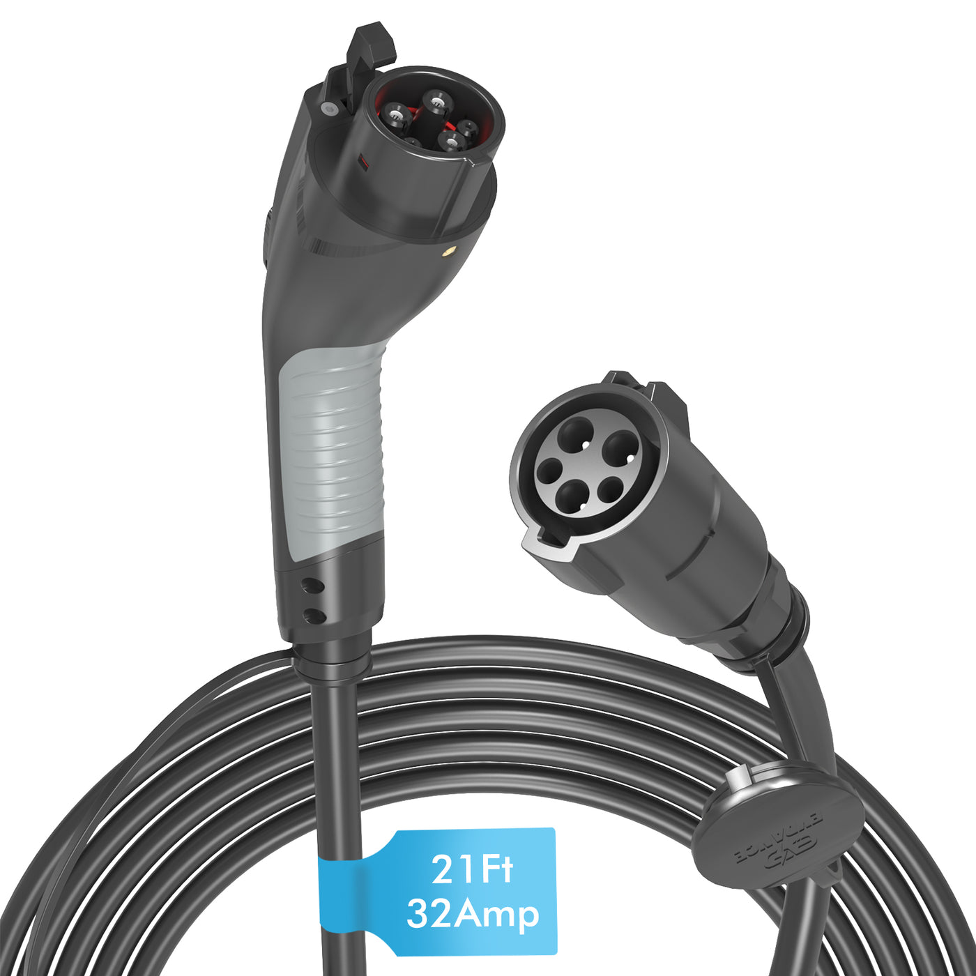 32A J1772 Extension Cord 21FT